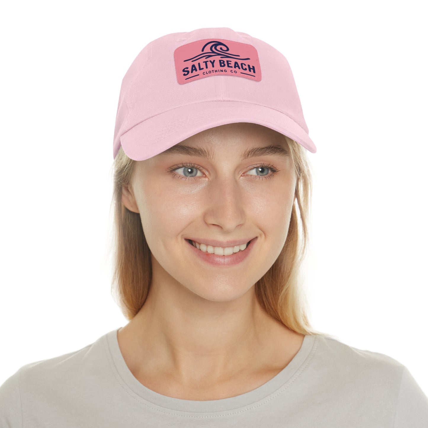 Salty Beach Hat with Leather Patch