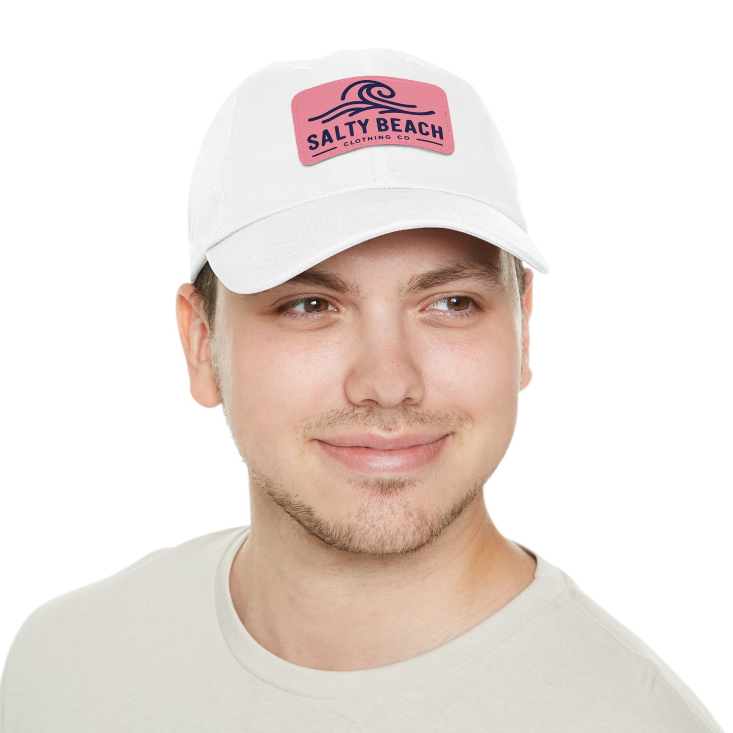 Salty Beach Hat with Leather Patch