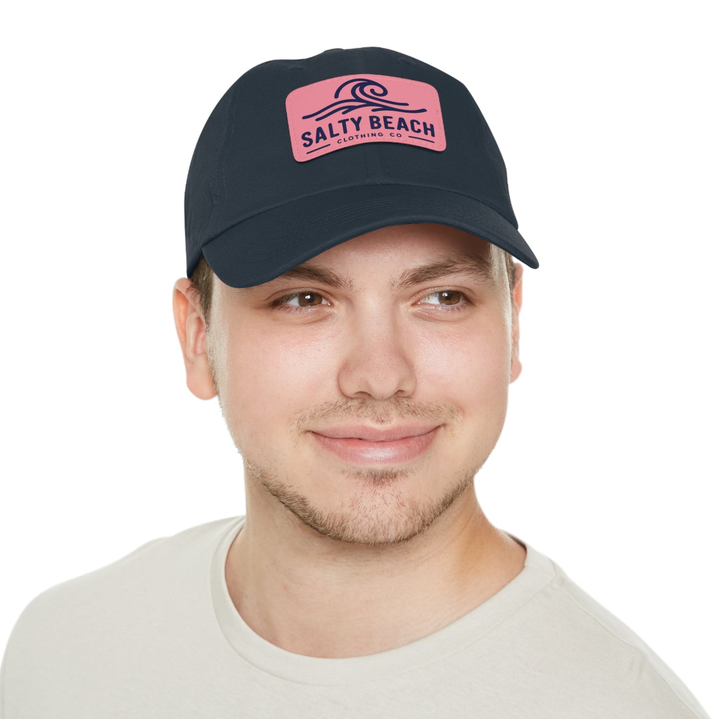 Salty Beach Hat with Leather Patch