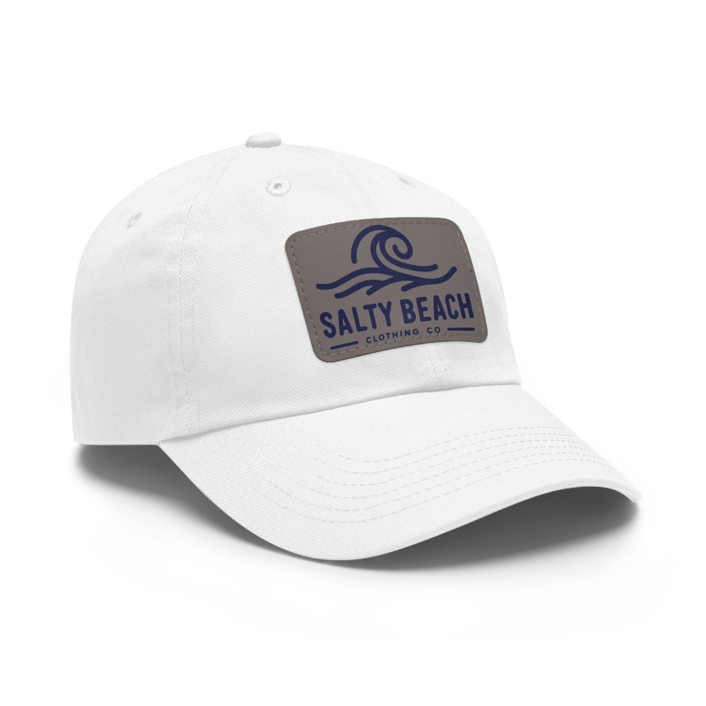 Salty Beach Hat with Leather Patch