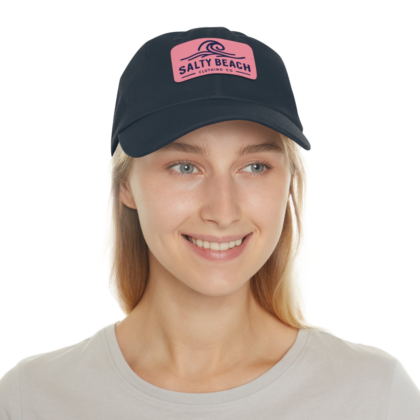 Salty Beach Hat with Leather Patch