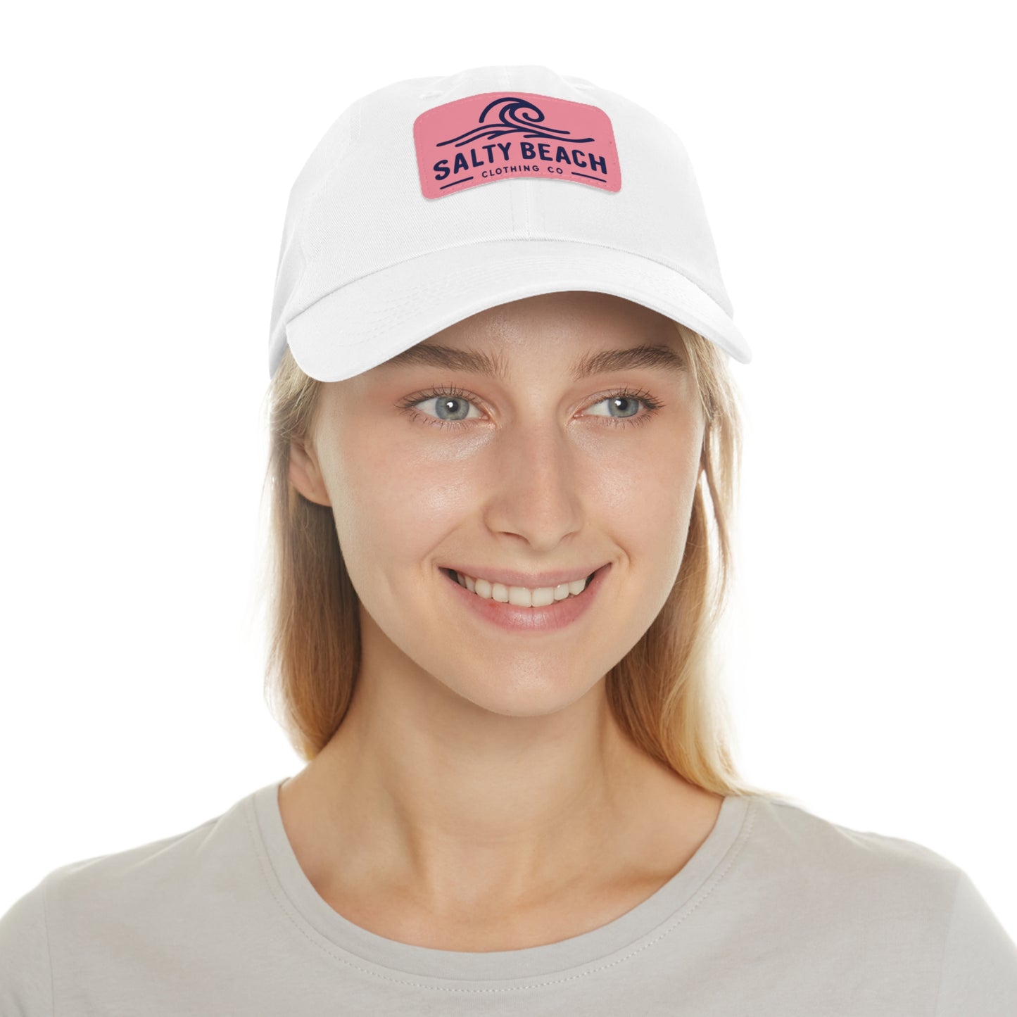 Salty Beach Hat with Leather Patch