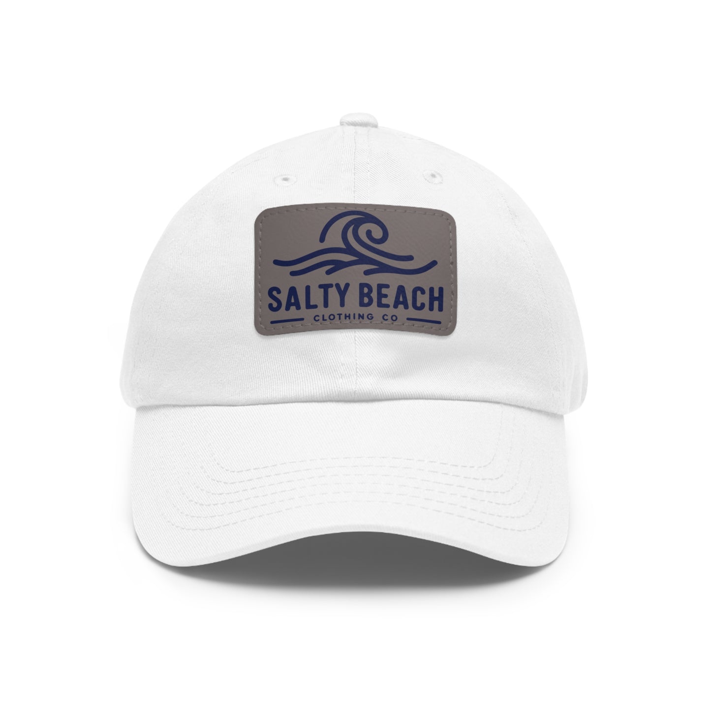 Salty Beach Hat with Leather Patch