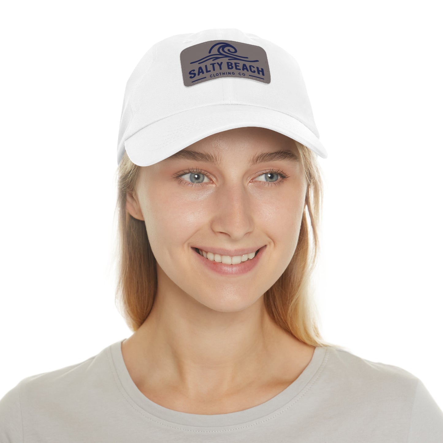 Salty Beach Hat with Leather Patch