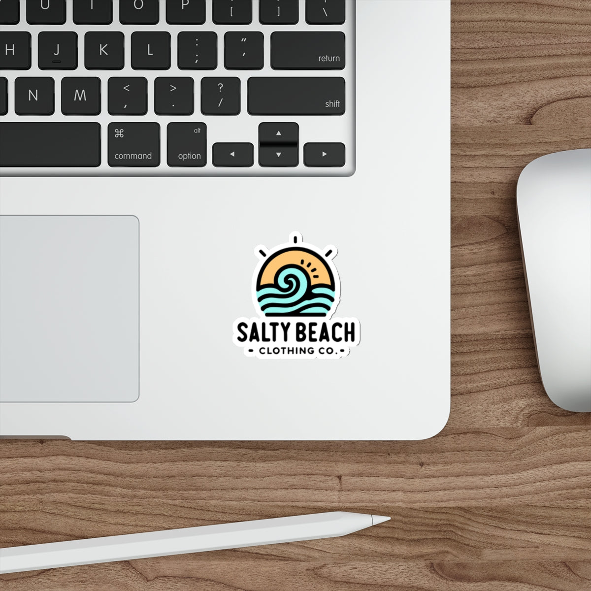 Salty Beach Clothing Co. Sunset Wave Sticker