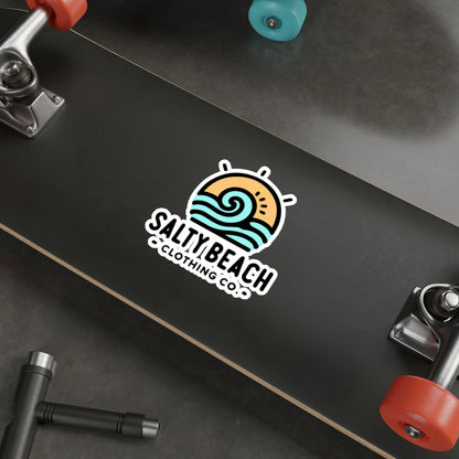 Salty Beach Clothing Co. Sunset Wave Sticker
