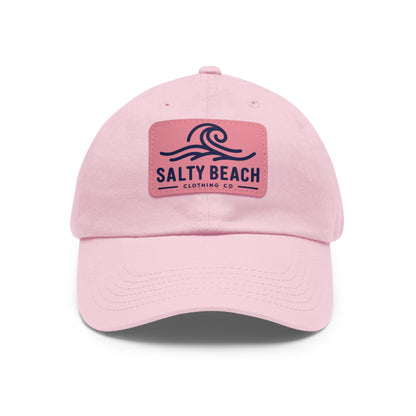Salty Beach Hat with Leather Patch