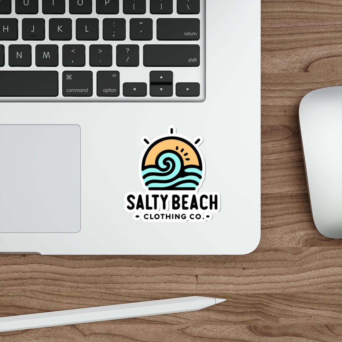 Salty Beach Clothing Co. Sunset Wave Sticker