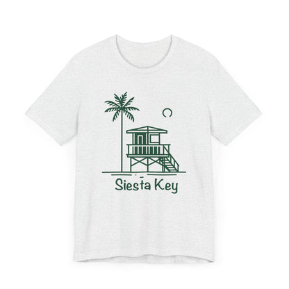 Siesta Key Green Lifeguard Tower
