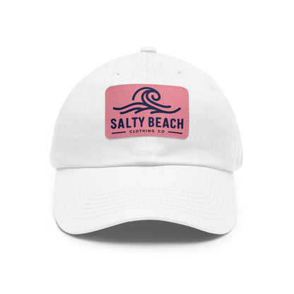 Salty Beach Hat with Leather Patch