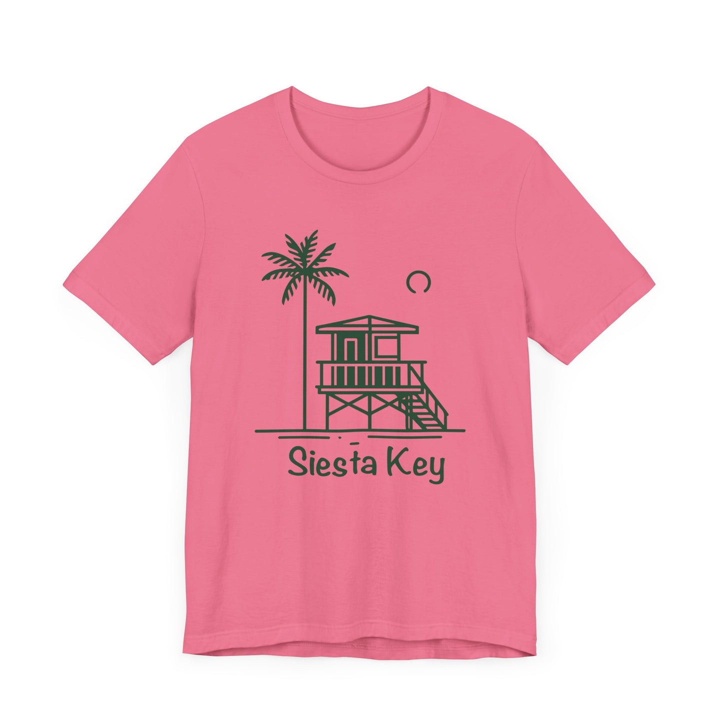 Siesta Key Green Lifeguard Tower