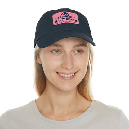 Salty Beach Hat with Leather Patch