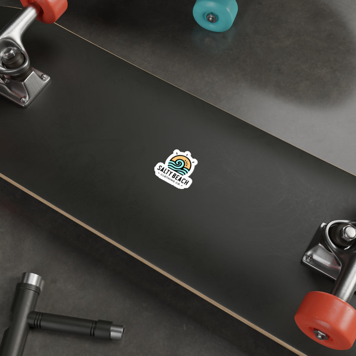 Salty Beach Clothing Co. Sunset Wave Sticker