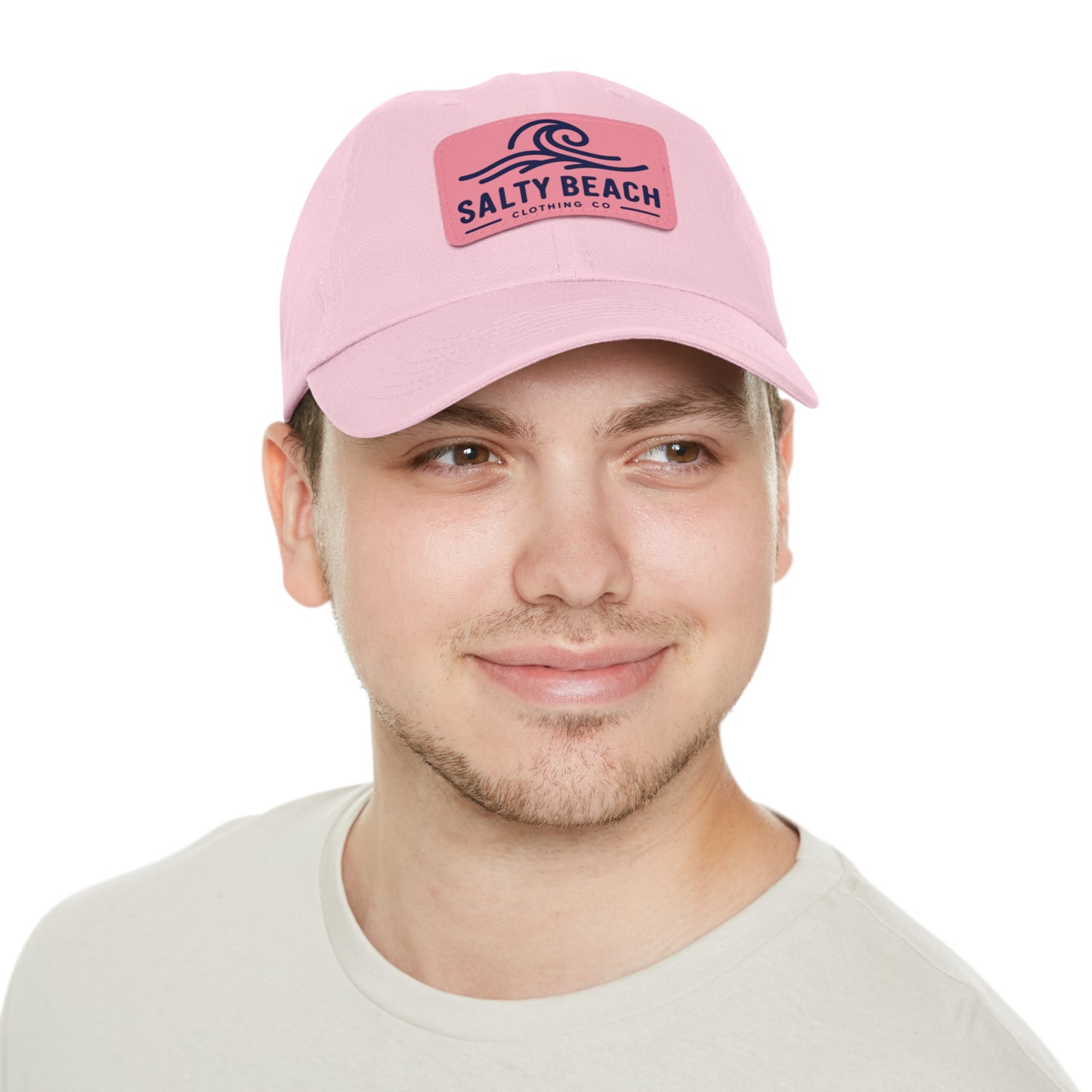 Salty Beach Hat with Leather Patch