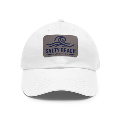 Salty Beach Hat with Leather Patch
