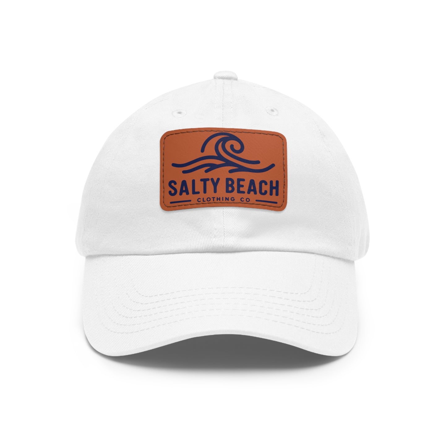 Salty Beach Hat with Leather Patch