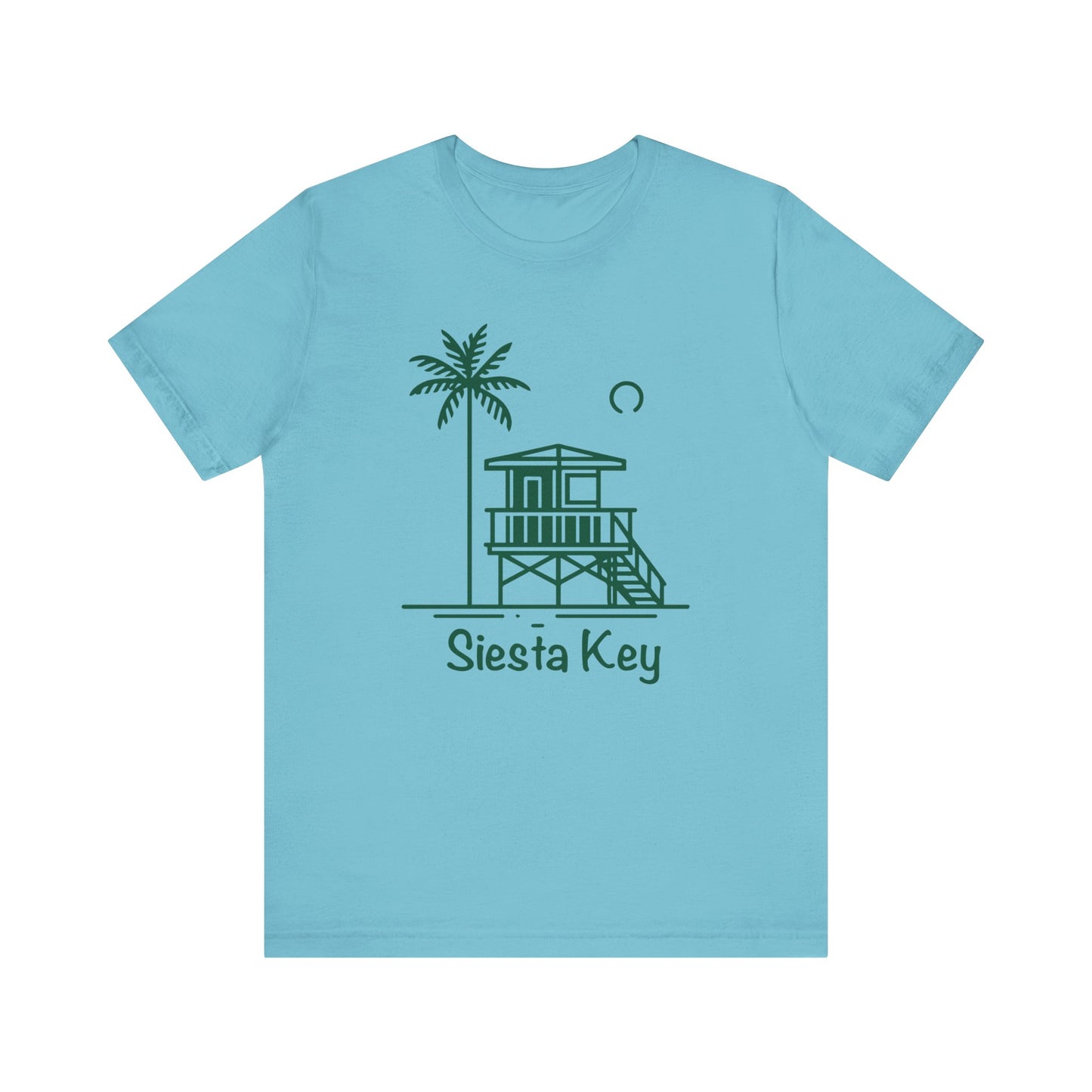 Siesta Key Green Lifeguard Tower