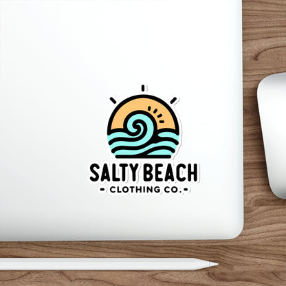 Salty Beach Clothing Co. Sunset Wave Sticker
